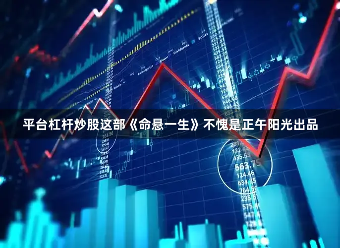 平台杠杆炒股这部《命悬一生》不愧是正午阳光出品
